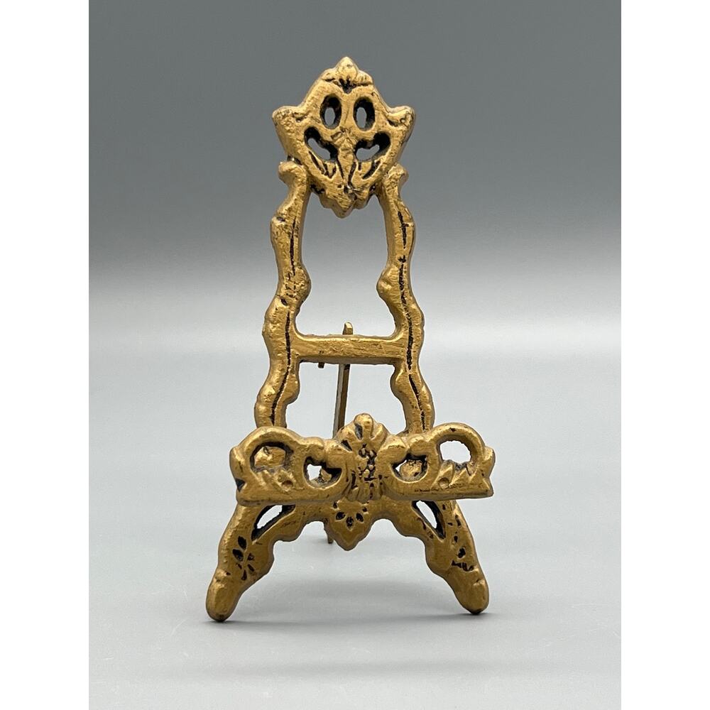 Vintage Mini Easel Picture Stand Art Nouveau Victorian Style Decor Accessories